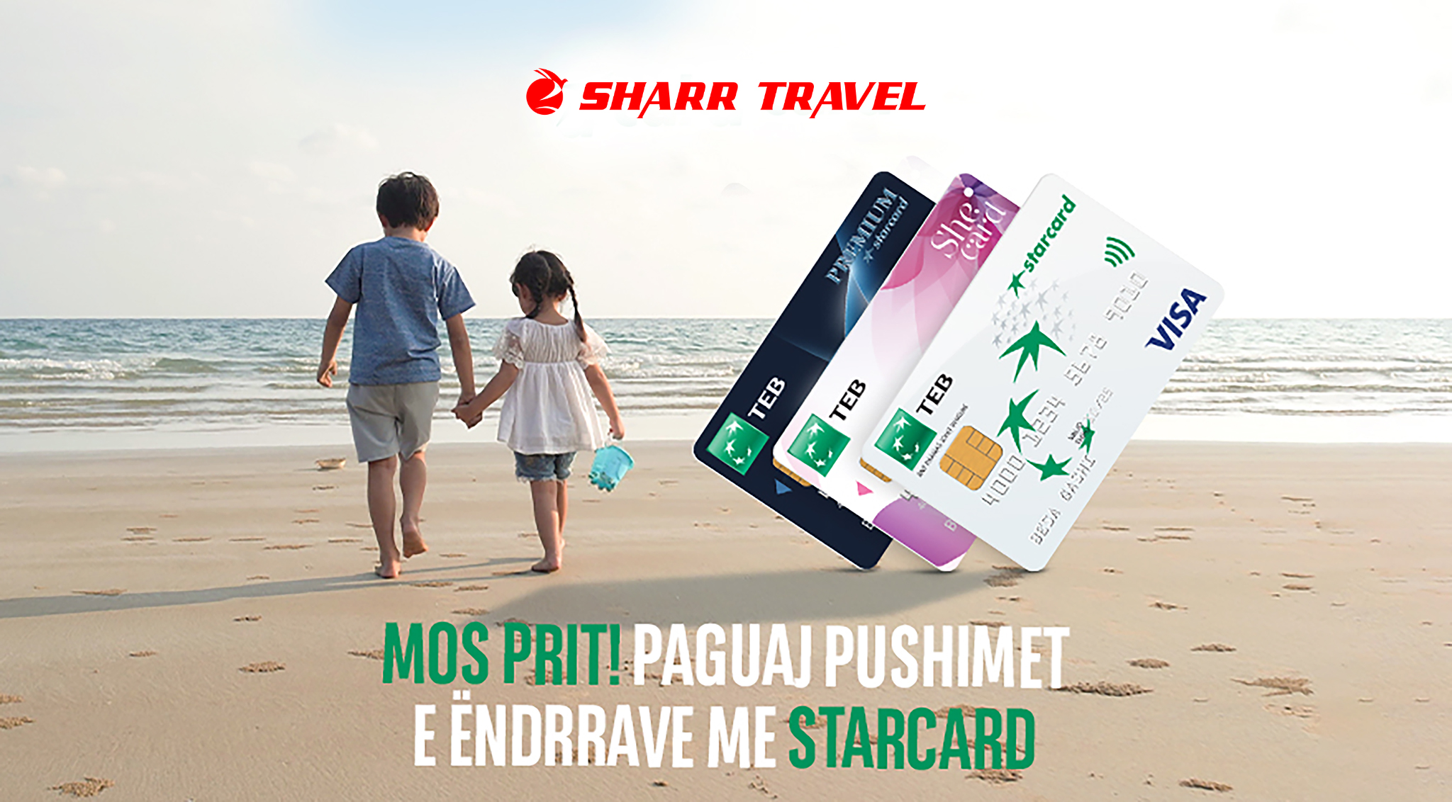 Nga sot paguaj me Starcard në Sharr Travel deri në 6 këste pa interes!