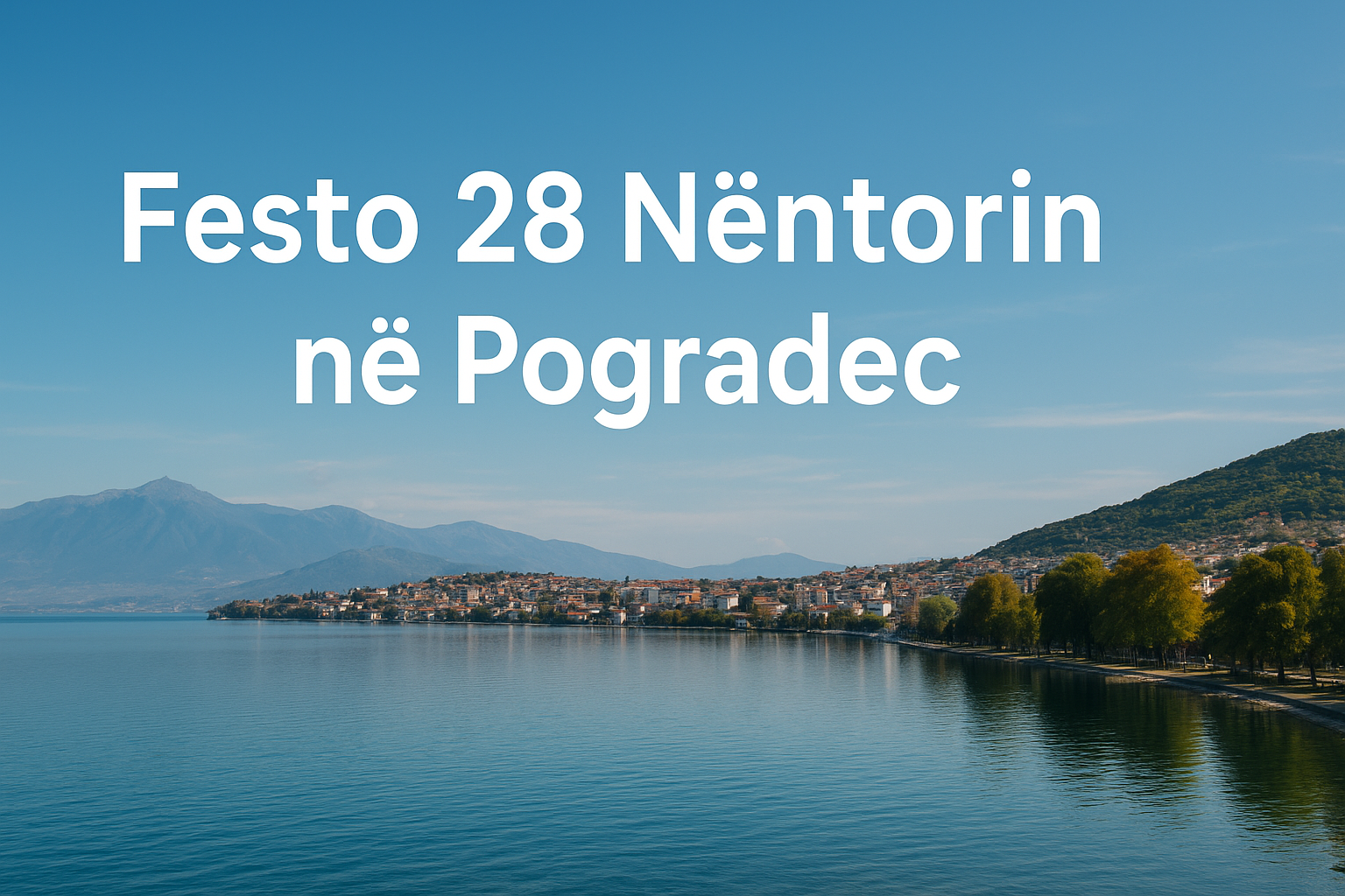 Festo 28 Nëntorin në Pogradec