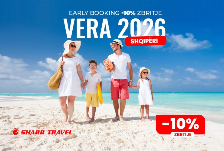 -10% zbritje për pushimet verore 2026 – oferta e kufizuar deri më 30 mars