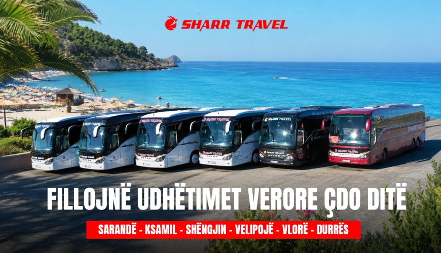 Sharr Travel hap sezonën verore 2026 me linja të rregullta drejt bregdetit shqiptar