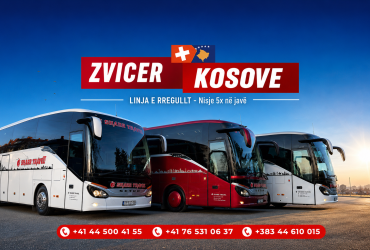 Bashkatdhetarët nga Zvicra për në Kosovë udhëtojnë vetëm më Sharr Travel
